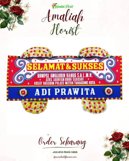 Papan Bunga Ucapan Selamat Kadujaya